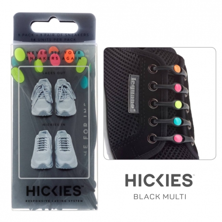 Hickies noir + multicolore